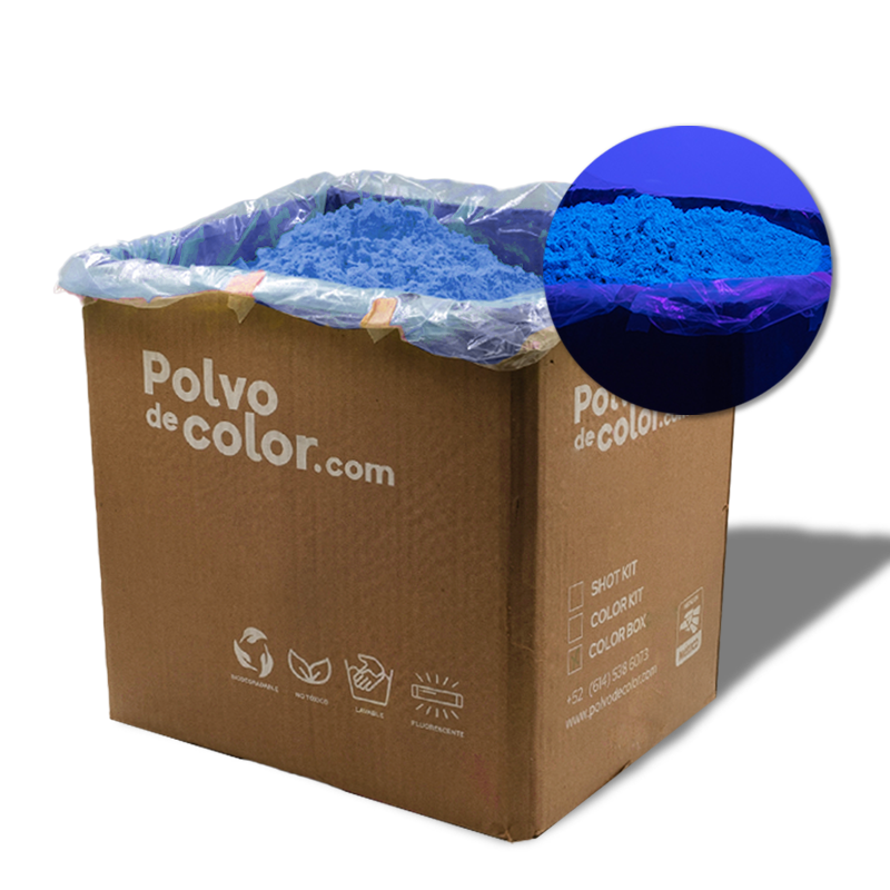 Color Box - 10kg de Polvo de Color Fluorescente Neon