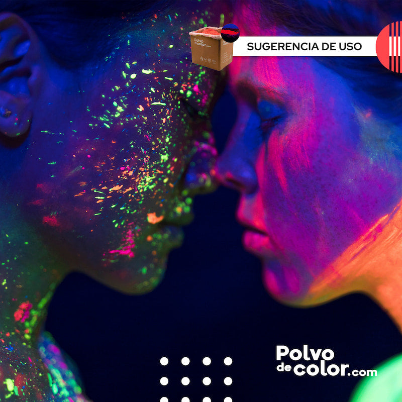 Color Box - 10kg de Polvo de Color Fluorescente Neon