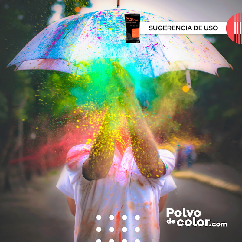 Color Shot 75gr - Polvo De Color Fluorescente Neon