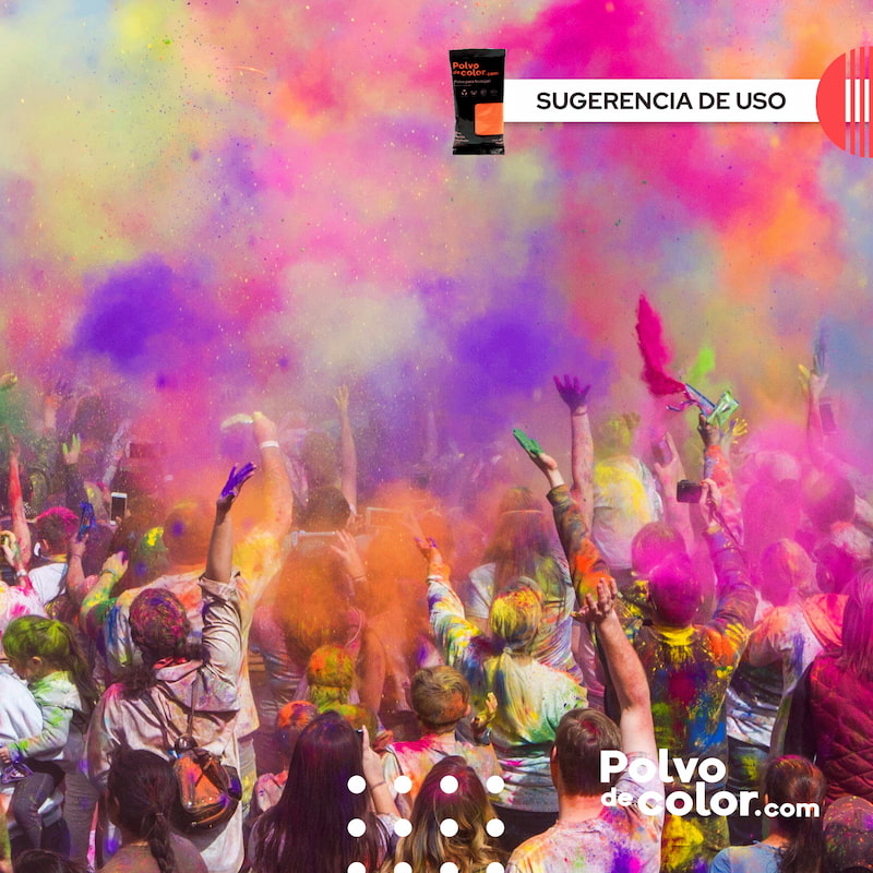 Color Shot 75gr - Polvo De Color Fluorescente Neon